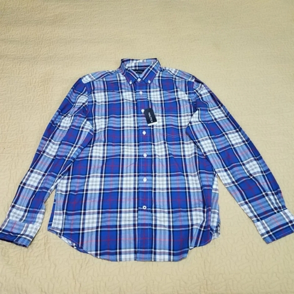 Nautica Other - Nautica plaid long sleeve button down M
